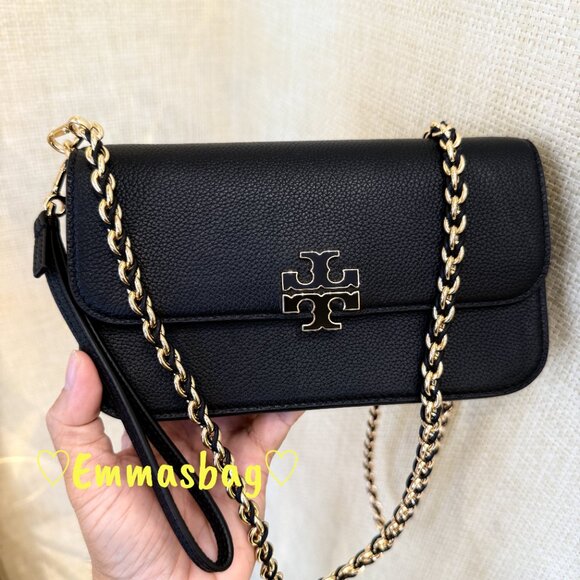 Tory Burch Handbags - Tory Burch Britten Chain Wallet Wristlet Crossbody 175806 $385